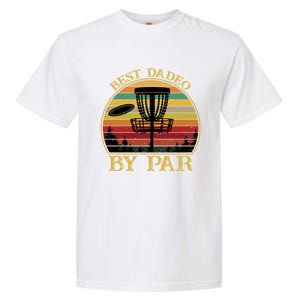 Best Dadeo By Par Funny Disc Golfing Dad Gift Garment-Dyed Heavyweight T-Shirt