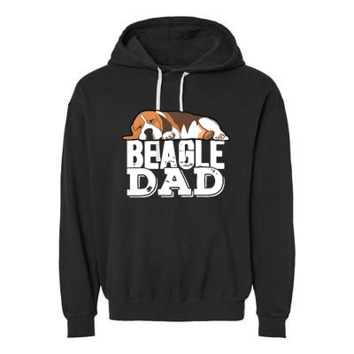 Beagle Dad Beagle Dog Lover Gift Premium Garment-Dyed Fleece Hoodie