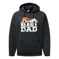 Beagle Dad Beagle Dog Lover Gift Premium Performance Fleece Hoodie