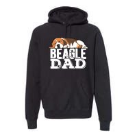 Beagle Dad Beagle Dog Lover Gift Premium Premium Hoodie