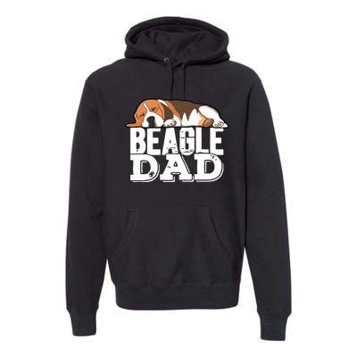 Beagle Dad Beagle Dog Lover Gift Premium Premium Hoodie