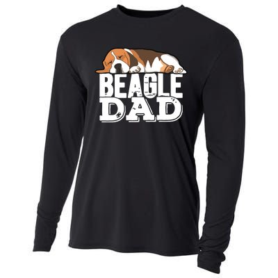 Beagle Dad Beagle Dog Lover Gift Premium Cooling Performance Long Sleeve Crew