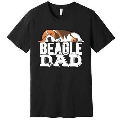 Beagle Dad Beagle Dog Lover Gift Premium Premium T-Shirt