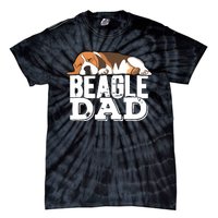 Beagle Dad Beagle Dog Lover Gift Premium Tie-Dye T-Shirt