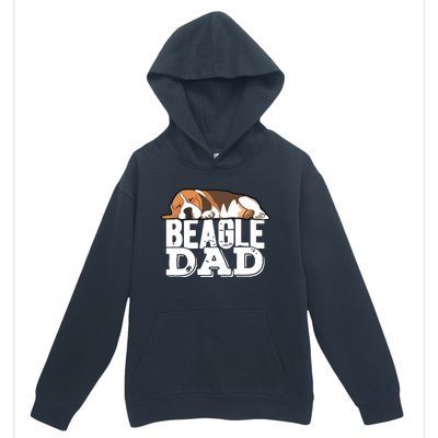 Beagle Dad Beagle Dog Lover Gift Premium Urban Pullover Hoodie