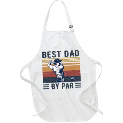Best Dad By Par Vintage Golf Player Father's Day Apron