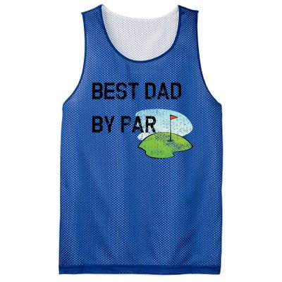 Best Dad By Par Funny FatherS Day Birthday Golf Gift Mesh Reversible Basketball Jersey Tank