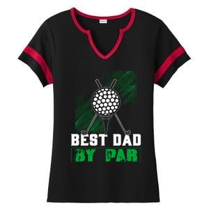 BEST DAD By PAR Custom Golf T Ladies Halftime Notch Neck Tee