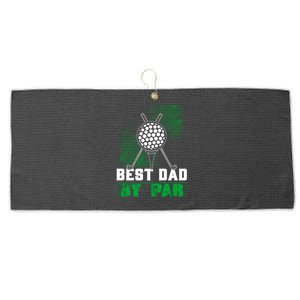 BEST DAD By PAR Custom Golf T Large Microfiber Waffle Golf Towel