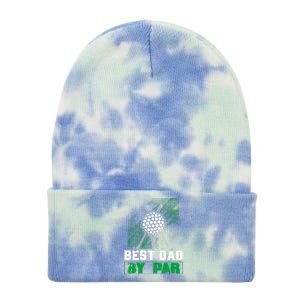 BEST DAD By PAR Custom Golf T Tie Dye 12in Knit Beanie