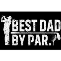 Best Dad By Par Funny Golf Daddy Fathers Day Birthday Gifts Bumper Sticker