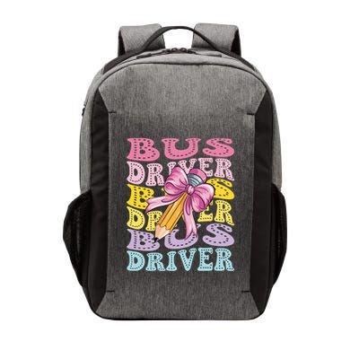 Bus Driver Bus Driver School Chauffeur Bus Operator Gift Vector Backpack