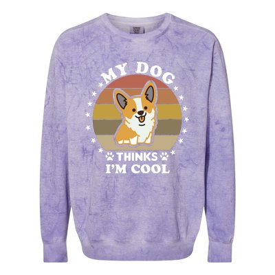 Baby Dog Colorblast Crewneck Sweatshirt