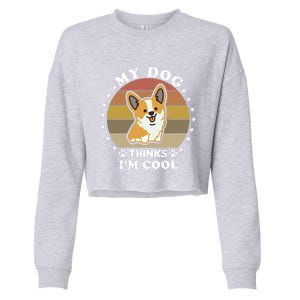 Baby Dog Cropped Pullover Crew