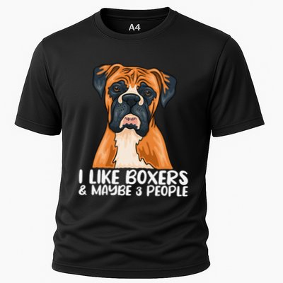 Boxer Dog Boxer Lover Gift Funny Boxer Performance Shirt