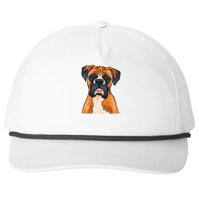 Boxer Dog Boxer Lover Gift Funny Boxer Snapback Five-Panel Rope Hat