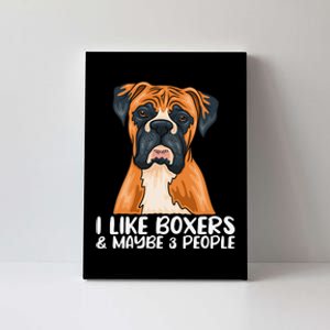 Boxer Dog Boxer Lover Gift Funny Boxer Canvas