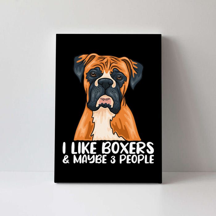 Boxer Dog Boxer Lover Gift Funny Boxer Canvas