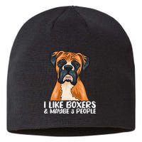 Boxer Dog Boxer Lover Gift Funny Boxer Sustainable Beanie