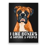 Boxer Dog Boxer Lover Gift Funny Boxer Poster