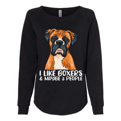 Boxer Dog Boxer Lover Gift Funny Boxer Womens California Wash Sweatshirt