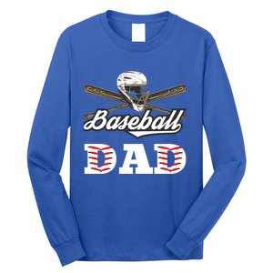 Baseball Dad Best Gift For Fathers Softball Lovers Gift Long Sleeve Shirt