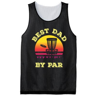 Best Dad By Par Disc Golf Frisbee Golf Mesh Reversible Basketball Jersey Tank