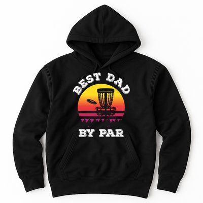 Best Dad By Par Disc Golf Frisbee Golf Hoodie