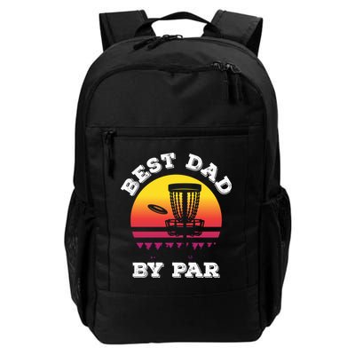 Best Dad By Par Disc Golf Frisbee Golf Backpack