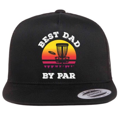 Best Dad By Par Disc Golf Frisbee Golf Flatbill Hat