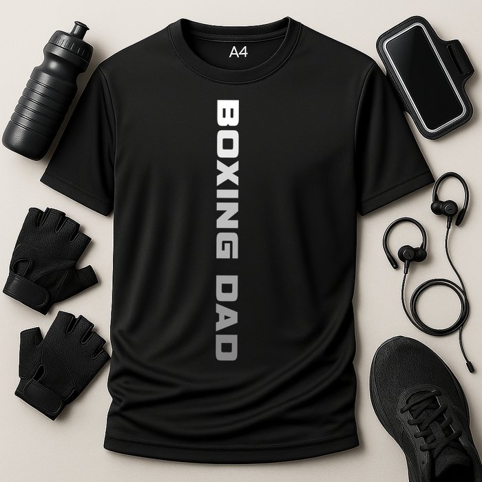 Boxing Dad Boxer Boxing Gift Cooling Performance Crew T-Shirt