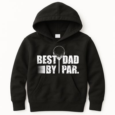 Best Dad By Par Kids Hoodie