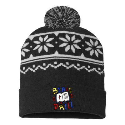 Bible Drill USA-Made Snowflake Beanie