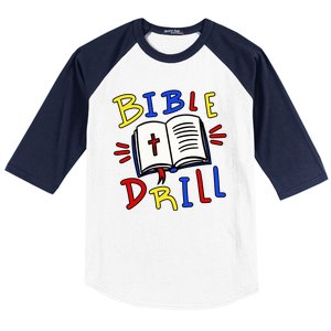 Bible Drill Baseball Sleeve Shirt