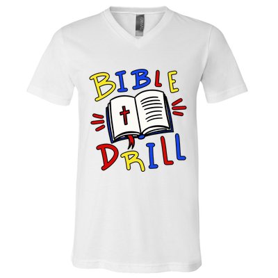 Bible Drill V-Neck T-Shirt