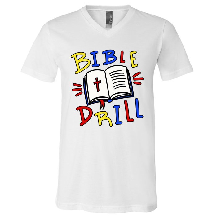 Bible Drill V-Neck T-Shirt