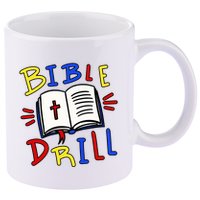 Bible Drill 11oz C Handle Ceramic Mug