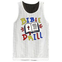 Bible Drill Mesh Reversible Basketball Jersey Tank