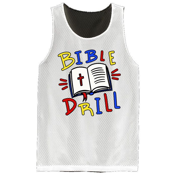 Bible Drill Mesh Reversible Basketball Jersey Tank