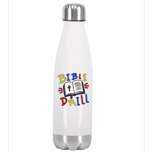 Bible Drill Stainless Steel Insulated Water Bottle