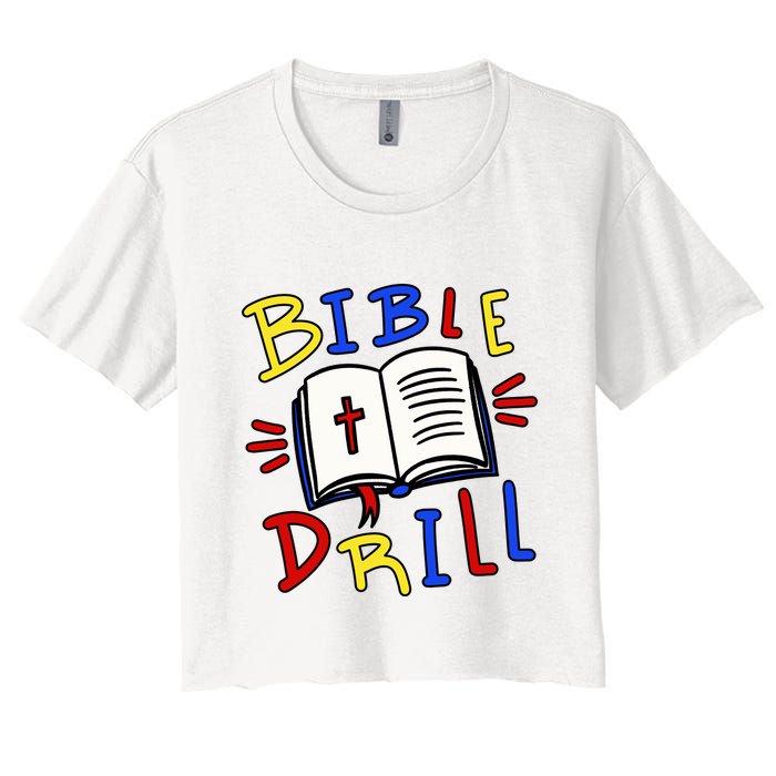 Bible Drill Women's Crop Top Tee