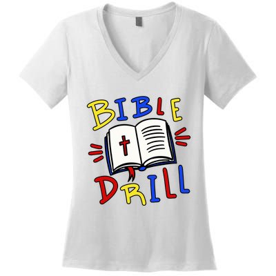 Bible Drill Women's V-Neck T-Shirt