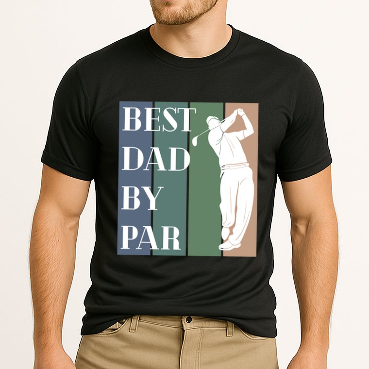 Best Dad By Par Golf Cute Gift Cooling Performance Crew T-Shirt