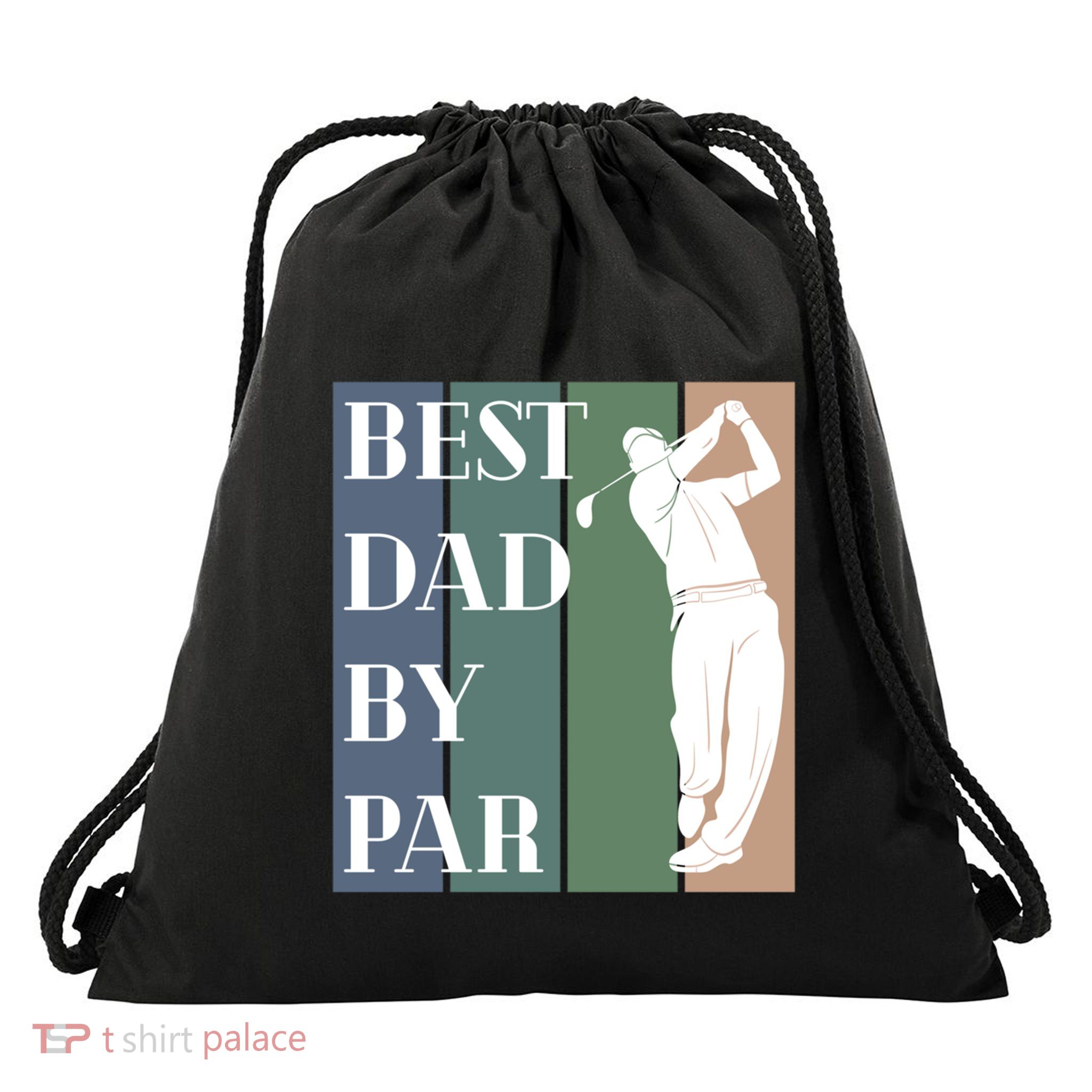 Best Dad By Par Golf Cute Gift Drawstring Bag