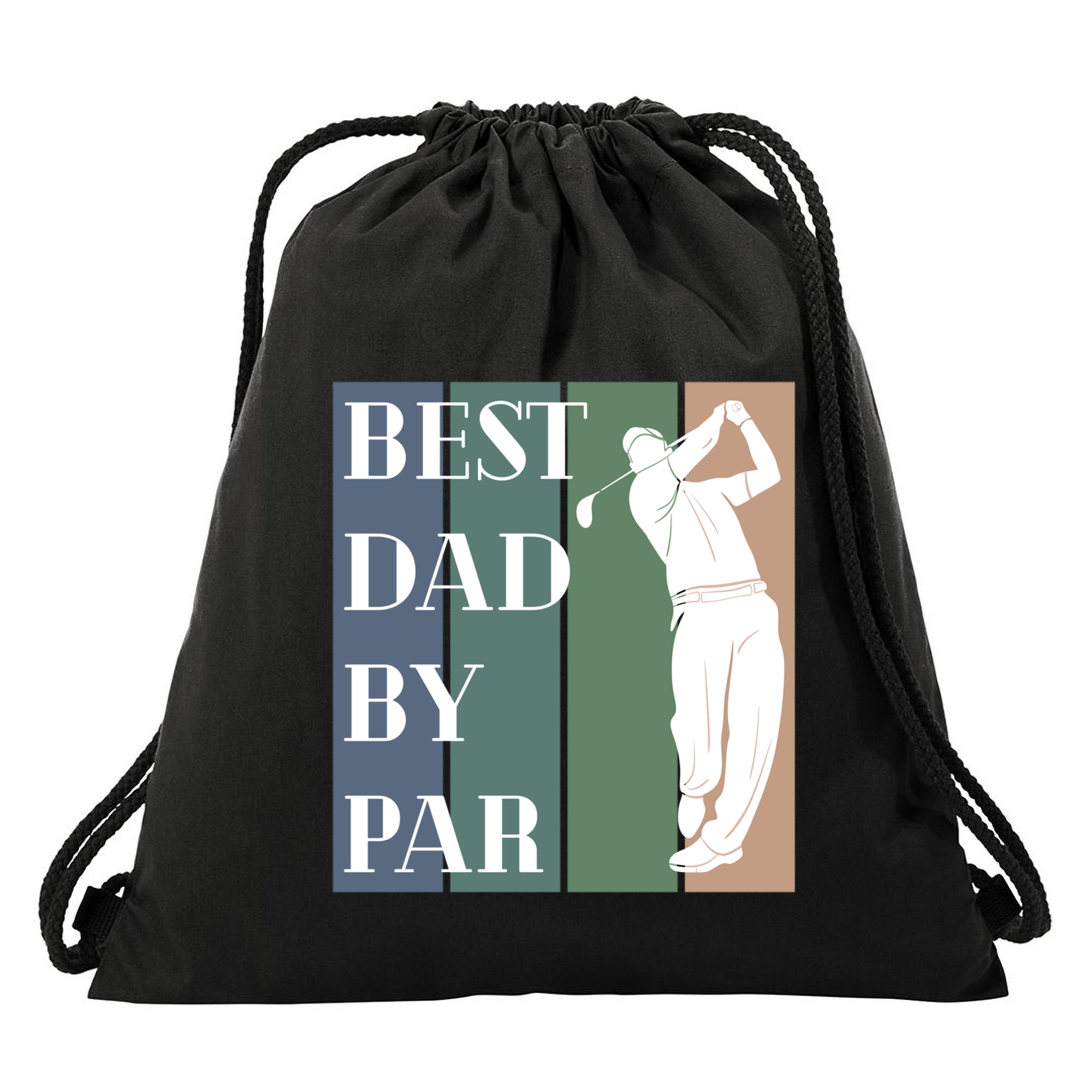 Best Dad By Par Golf Cute Gift Drawstring Bag