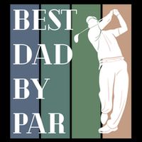 Best Dad By Par Golf Cute Gift Drawstring Bag