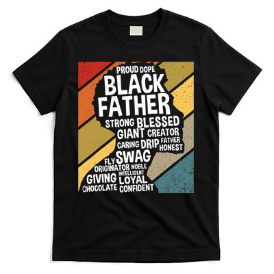 Black Dad Black Fathers Black History Dope Black Father T-Shirt