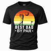 Best Dad By Par Golf T Cooling Performance Crew T-Shirt