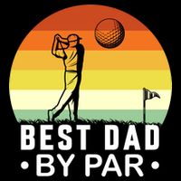 Best Dad By Par Golf T Cooling Performance Crew T-Shirt