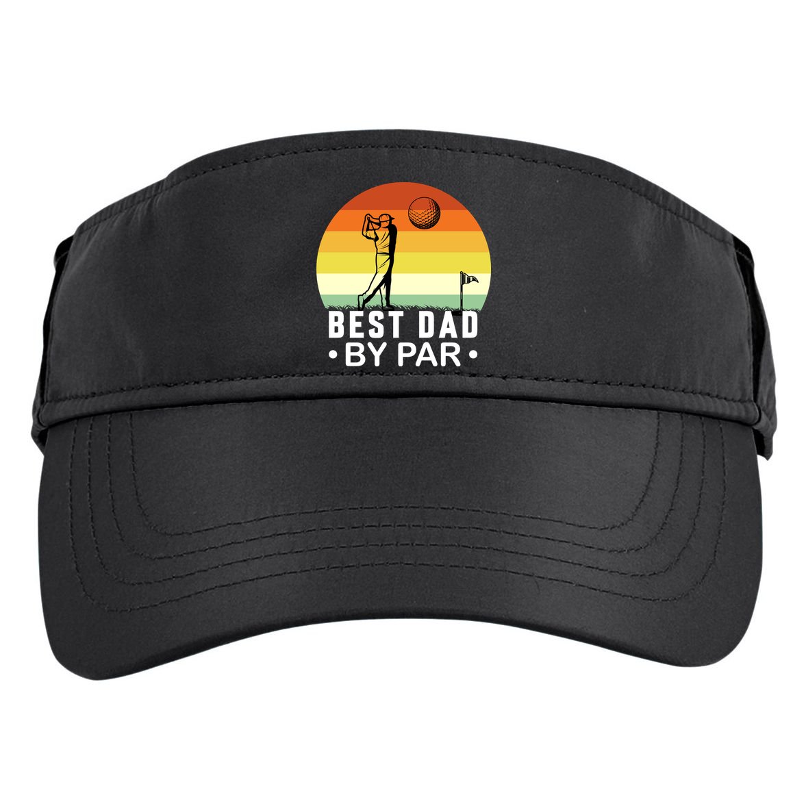 Best Dad By Par Golf T Adult Drive Performance Visor